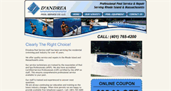 Desktop Screenshot of poolsbydandrea.com